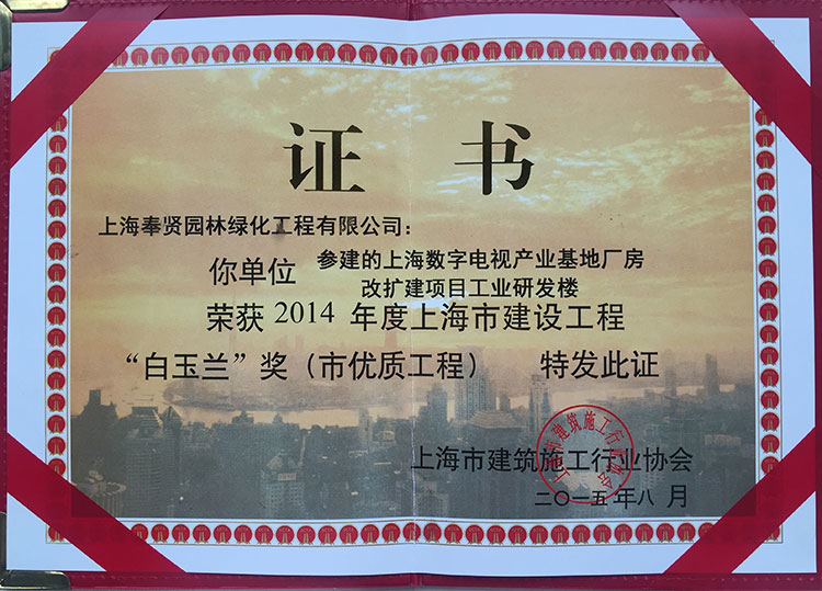 市白玉蘭獎